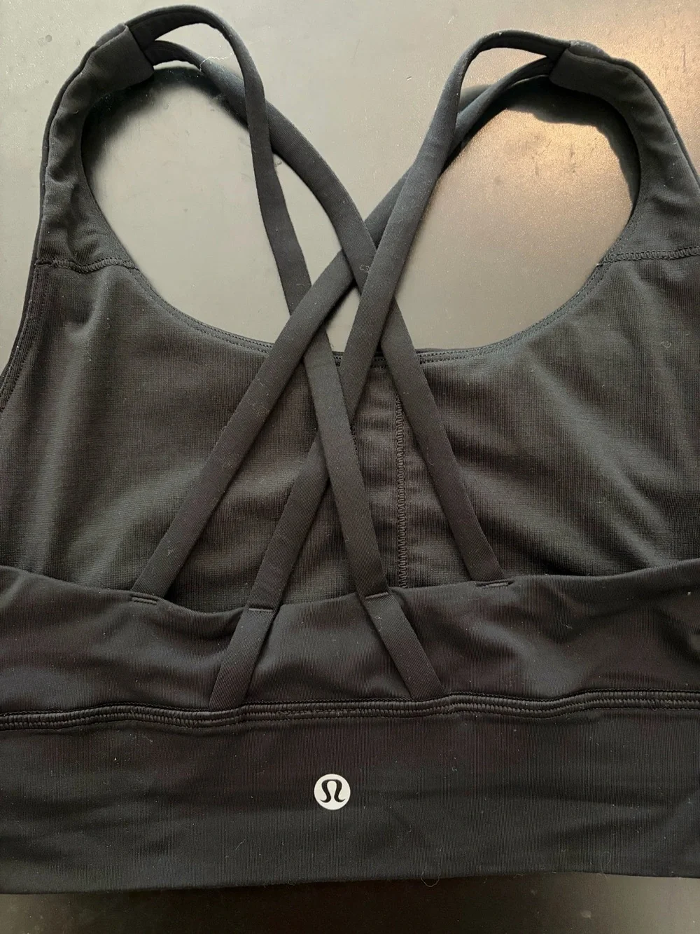 Lululemon Energy Bra Medium Support, B-D Cups in Black - Size 2 (S)